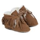 Babies Bailey Sheepskin Booties  Chestnut Extra Image 4 Preview